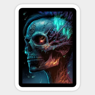 Death In Neon Sticker